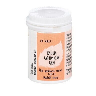 AKH Kalium carbonicum 60 tablet