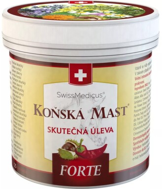 Koňská mast forte hřejivá 500ml