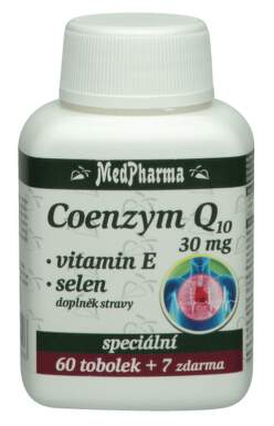 MedPharma Coenzym Q10 30mg+vit.E+selen tbl.67