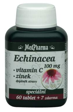 MedPharma Echinacea 100mg+vit.C+zinek tbl.67