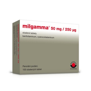 MILGAMMA 50MG/250MCG obalené tablety 100