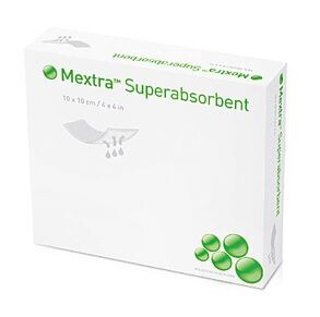 KRYTÍ ABSORPČNÍ MEXTRA SUPERABSORBENT 10X10CM,10KS