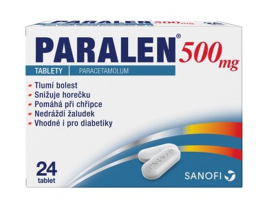 PARALEN 500 500MG neobalené tablety 24