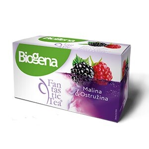 Čaj Biogena Fantastic Malina & Ostružina 20x2.2g
