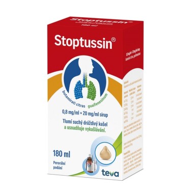 STOPTUSSIN SIRUP perorální sirup 1X180ML + PIP