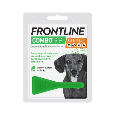 Frontline Combo Spot on Dog S 1x1 pipeta 0.67ml