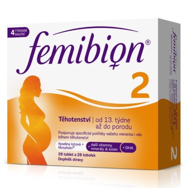 Femibion 2 Těhotenství tbl.28 + tob.28