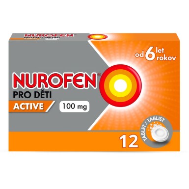 NUROFEN PRO DĚTI ACTIVE 100MG perorální TBL DIS 12