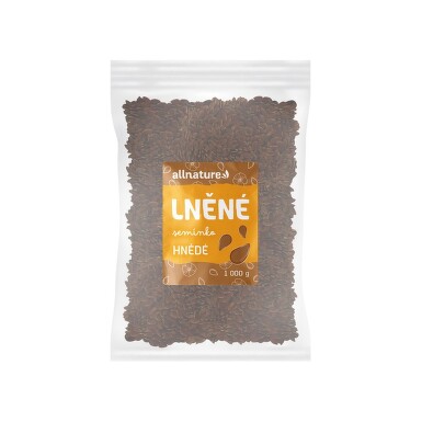 Allnature Lněné semínko hnědé 1000 g