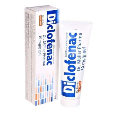 DICLOFENAC DR. MÜLLER PHARMA 10MG/G gel 120G