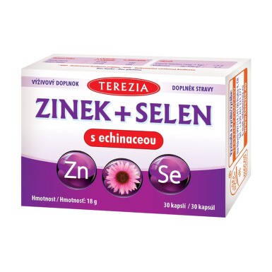 TEREZIA Zinek+selen+echinacea cps.30