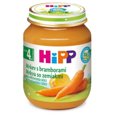 HiPP ZELENINA BIO karotka s bramb. 125g