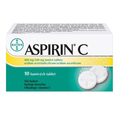ASPIRIN C 400MG/240MG šumivá tableta 10