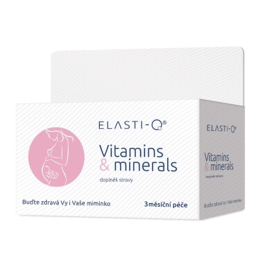 Elasti-Q Vitamins & Minerals s postupným uvolňováním 90 tablet