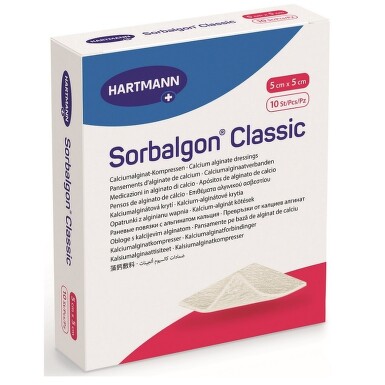 Krytí Sorbalgon Classic sterilní 5x5cm 10ks