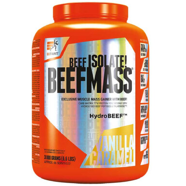 Extrifit BeefMass 3000 g vanilka karamel