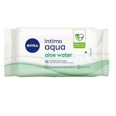 NIVEA Aloe ubrousky pro intimní hygienu 15ks