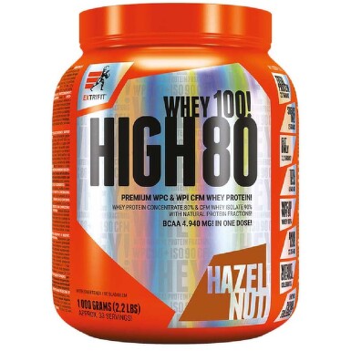 Extrifit High Whey 80 1000g lískový oříšek