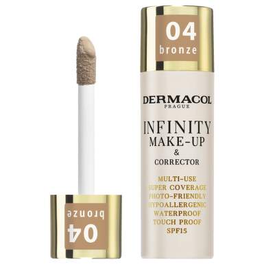 Dermacol Infinity make-up&korektor č.04 bronze 20g