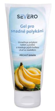 SEVERO gel pro snadné polykání banán 150ml