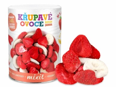 Mixit Krupavé ovoce Banán Jahoda 80g