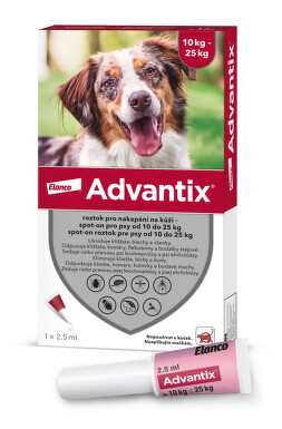 Advantix pro psy 10-25kg spot-on 1x2.5ml