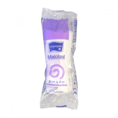 MATOPAT MATOLAST OBINADLO ELASTICKÉ FIXAČNÍ 8CMX4M,1KS