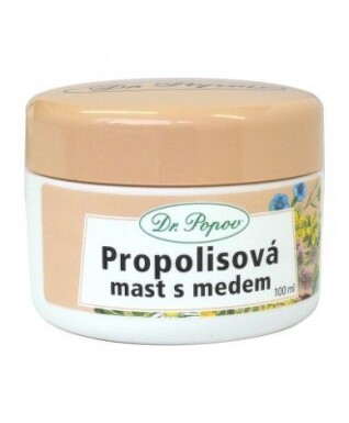 Propolisová mast s medem 100ml Dr.Popov