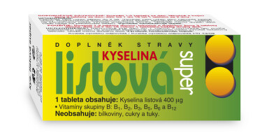 Kyselina listová Super tbl.60