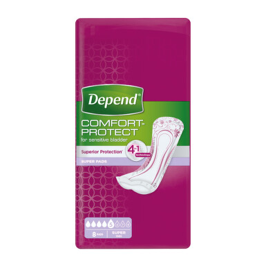 VLOŽKY ABSORPČNÍ DEPEND SUPER 638ML,8KS