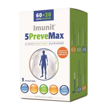 5PreveMax Imunit nukleotidy+betaglukan tbl. 60+20