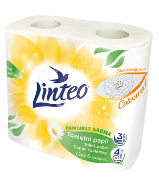 Toaletní papír LINTEO Satin 3vrst. 4ks parfemovaný