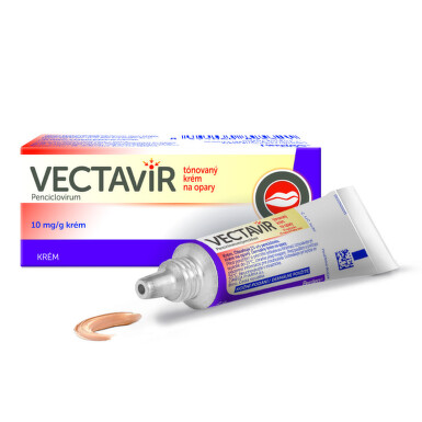 VECTAVIR TÓNOVANÝ KRÉM NA OPARY 10MG/G krém 1X2G