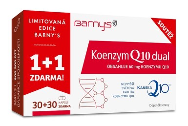 Barnys Koenzym Q10 Dual 60mg cps.30+30 ZDARMA