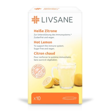 LIVSANE Horký nápoj v prášku citronový 10 sáčků