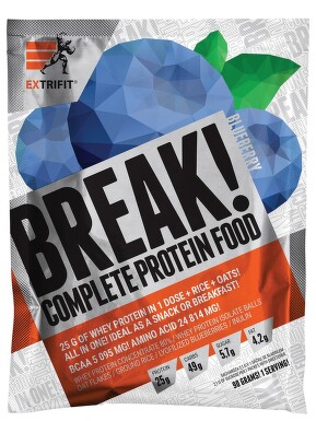 EXTRIFIT Break! Protein Food 90g Blueberry