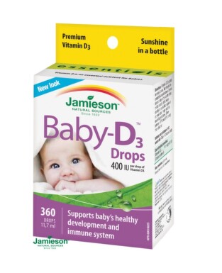 JAMIESON Baby-D3 Vitamín D3 400 IU kapky 11.7ml