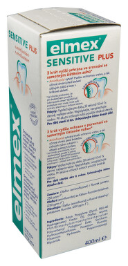 Elmex Sensitive Plus ústní voda 400ml