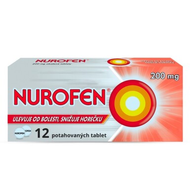 NUROFEN 200MG obalené tablety 12 I