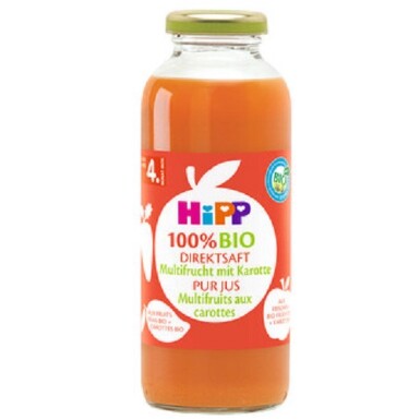 HiPP 100% BIO JUICE Ovocná šťáva s karotkou 330ml