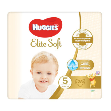 HUGGIES Elite Soft 5 12-22kg 28ks