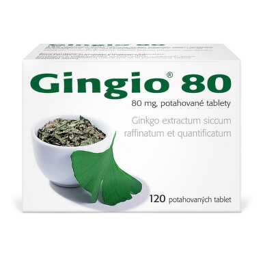GINGIO 80 perorální potahované tablety 120X80MG