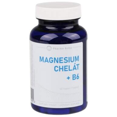 Magnesium Chelát + B6 60 kapslí