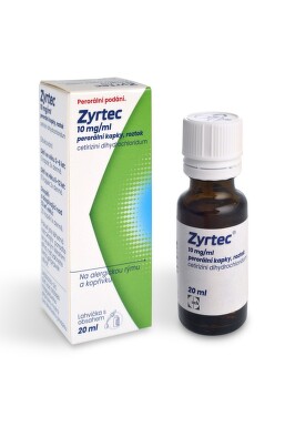 ZYRTEC 10MG/ML perorální kapky, roztok 20ML
