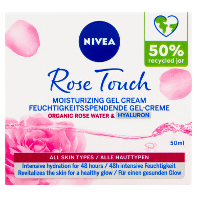 NIVEA Rose Touch hydratační denní gel-krém 50ml