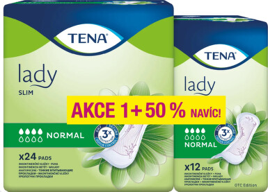 TENA Lady Slim Normal +50% navíc inkontinenční vložky