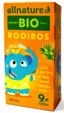 Allnature Dětský čaj Rooibos BIO 20x1.5g 9M+