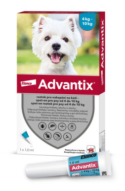 Advantix pro psy 4-10kg spot-on 1x1ml