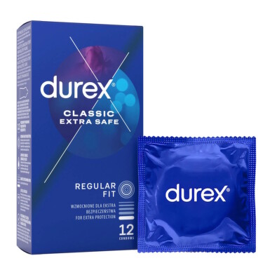 durex classic extra safe 12ks