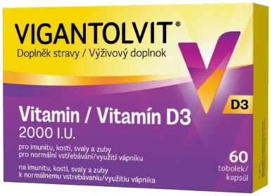 Vigantolvit D3 2000 I.U. 60 tobolek